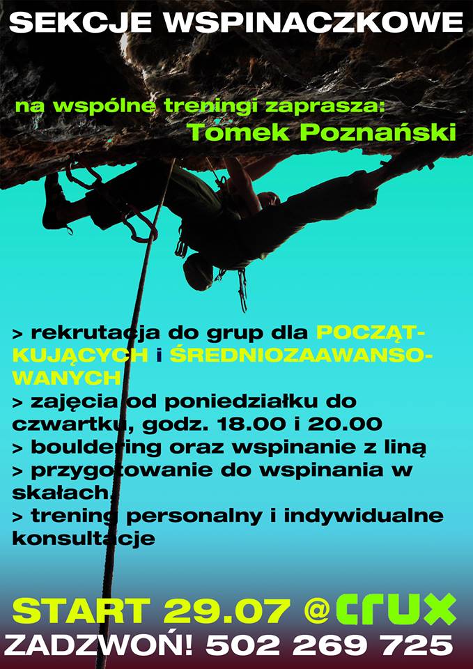 Sekcje wspinaczkowe Tomka Poznańskiego